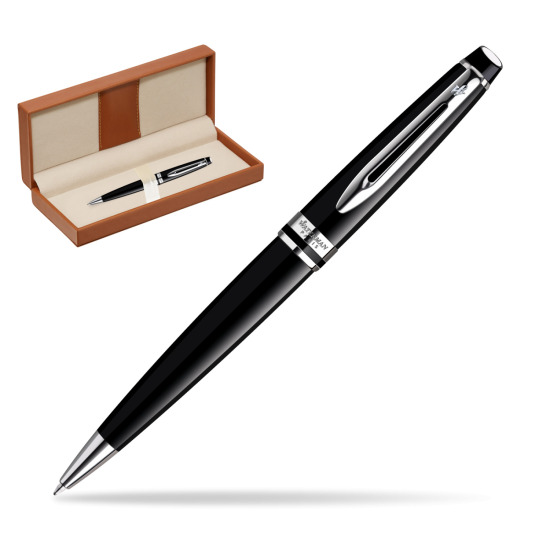 Długopis Waterman Expert Czarny CT w pudełku classic brown