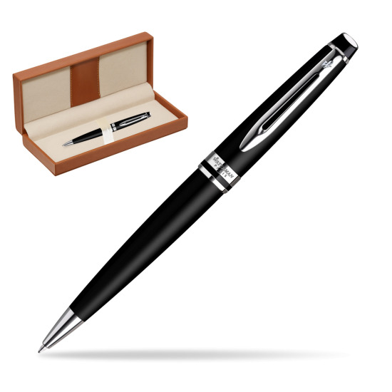 Długopis Waterman Expert Czarny Mat CT w pudełku classic brown