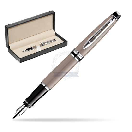 Pióro wieczne Waterman Expert Jasno-Brązowy CT w pudełku classic black