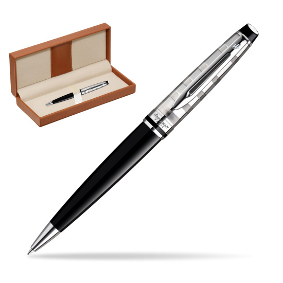 Długopis Waterman Expert Deluxe Czarny CT w pudełku classic brown