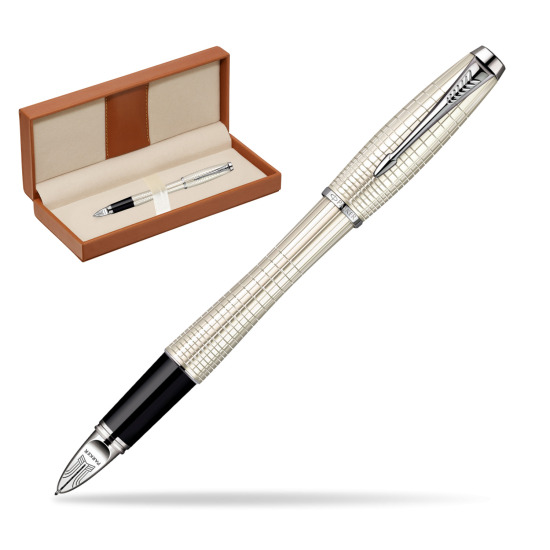 Parker 5-th Urban Perłowy Metal CT w pudełku classic brown