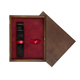Pudełko drewniane Wenge Single Bordo Pudełko drewniane Wenge Single Bordo